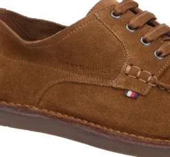 HILFIGER STITCHDOWN SUEDE DERBY