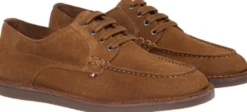 HILFIGER STITCHDOWN SUEDE DERBY