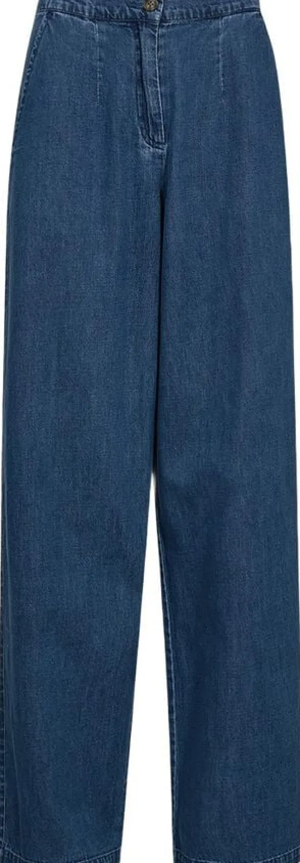 IVY-Malika Casual Pant Mid Blue