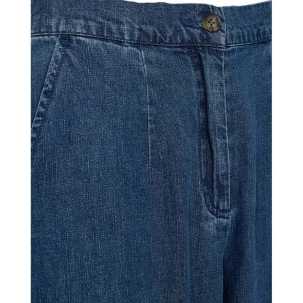 IVY-Malika Casual Pant Mid Blue