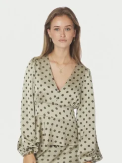 Jellima Dotted Blouse