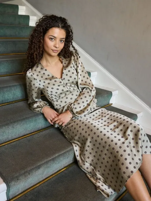 Jellima Dotted Blouse