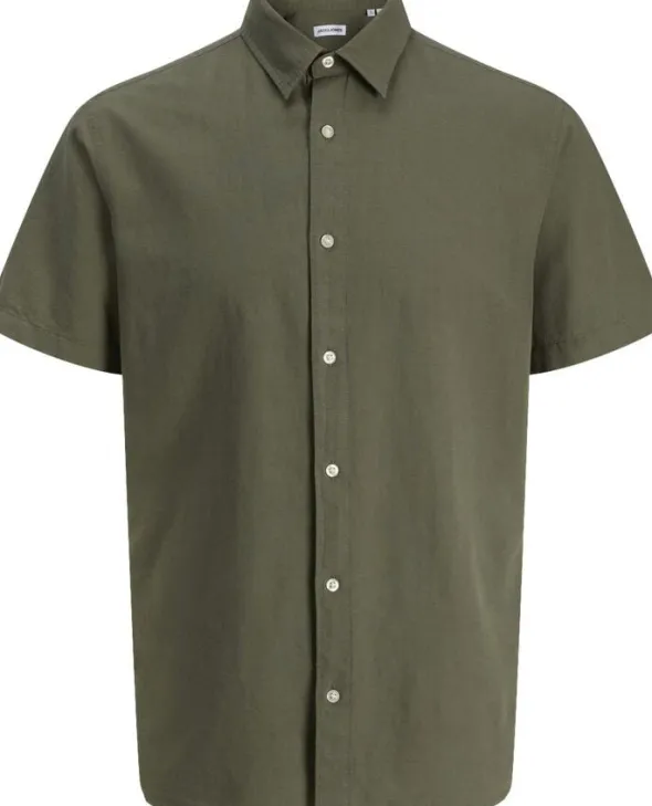 JJEBREEZE LINEN BLEND SHIRT S/S SN