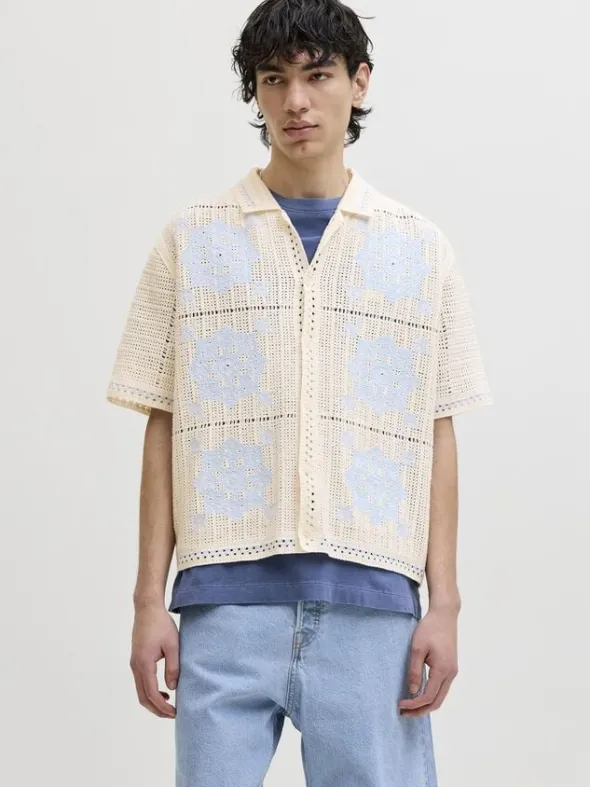 JORORCHARD KNIT CROCHET POLO
