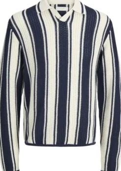 JORUPSTATE KNIT STRIPE POLO