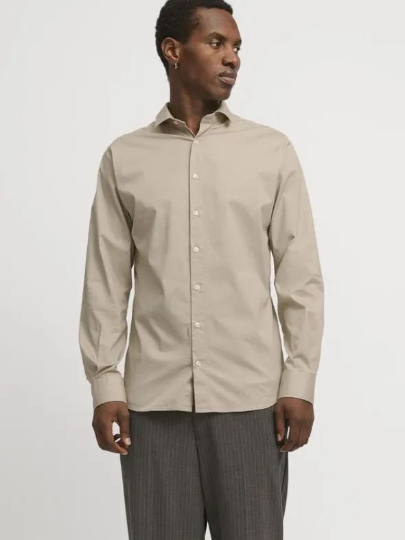 JPRBLAJAXON STRETCH SHIRT L/S NOOS