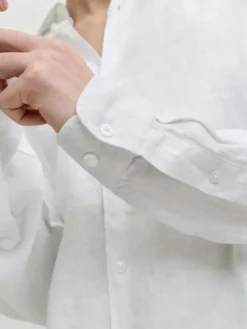 JPRBLALAWRENCE LINEN LS SHIRT SN