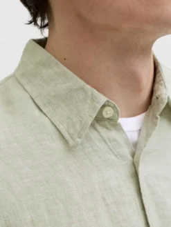 JPRBLALAWRENCE LINEN LS SHIRT SN