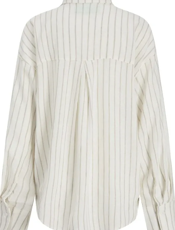 JXALMIRA LINEN BLEND LS SHIRT WVN L