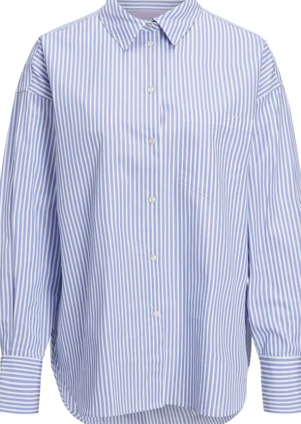 JXJAMIE LS RELAXED POPLIN SHIRT NOO