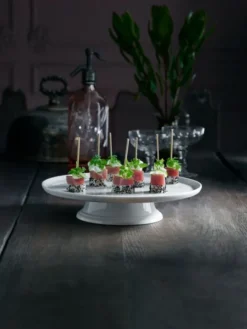 "Kakefat pÃ¥ fot 30 cm Serie Originale Hvit"