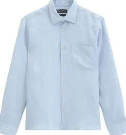 Kent collar, long sleeves, one rect