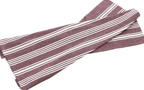 Kökshandduk recycle Eco Stripe 70 x 50 cm Rumba red