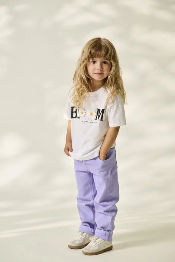 KMGPETAL SS LOOSE PRINTED TEE JRS