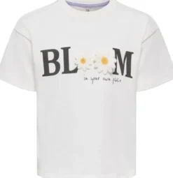 KMGPETAL SS LOOSE PRINTED TEE JRS