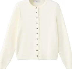 Knitted button cardigan
