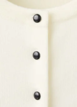 Knitted button cardigan