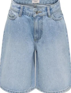 KOGSONNY HW WIDE RHINST DNM SHORTS