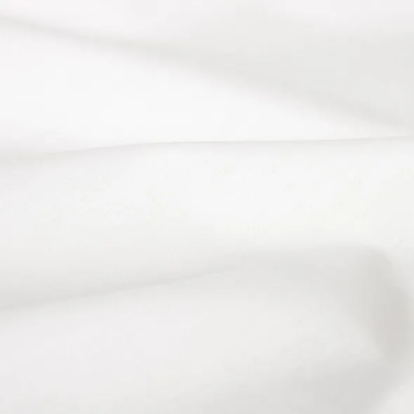 Økologisk H-split lagen, percale - GOTS, hvid
