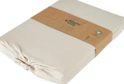 Økologisk boxlagen, jersey - GOTS, sand