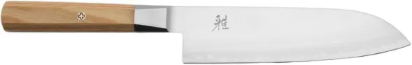 Koya Santoku Japansk kockkniv 18 cm, Beige, Fin egg