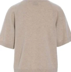 Kumo cashmere kortærmet bluse