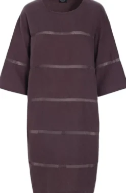 Lazy linen kjole med paneler