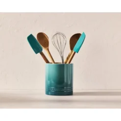 Le Creuset Signature stentøj bestik- og redskabskrukke 1. 1L Bleu Rivi