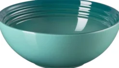 Le Creuset Signature stentøj dyb tallerken 16cm Bleu Riviera