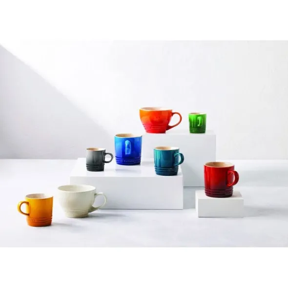 Le Creuset Signature stentøj espressokop 100ml Bleu Riviera
