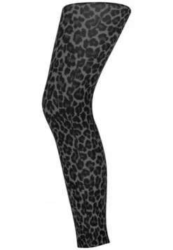 Leopard footless - 150 denier
