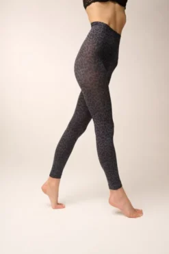 Leopard footless - 150 denier