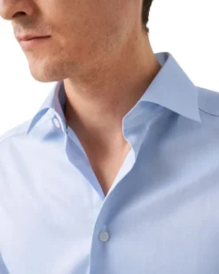 Light Blue Signature Twill Shirt - Contemporary Fit