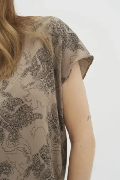 LikoIW Print Top