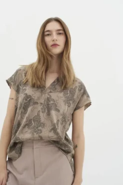 LikoIW Print Top