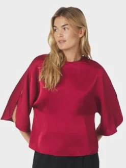 Liora Heavy Sateen Blouse