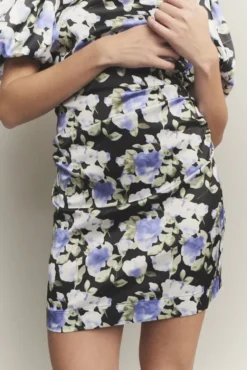 Lisbon Print Puff Dress
