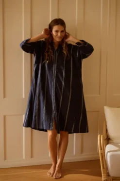 lively shirtdress stripe