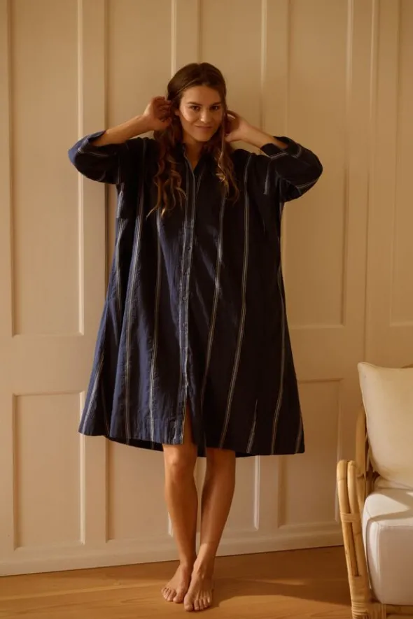 lively shirtdress stripe