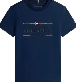 Logo Embroidery Interlock Knit T-Shirt