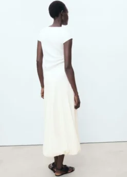 Long balloon skirt