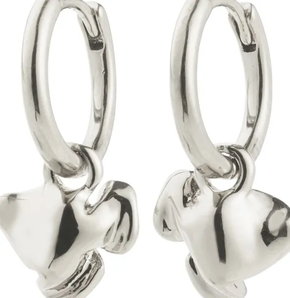 LUIS earrings silver-plated