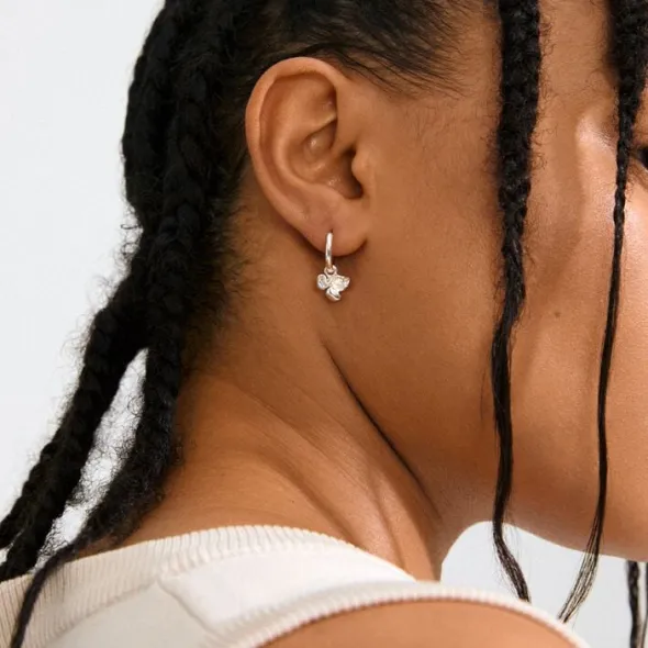 LUIS earrings silver-plated