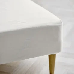 Madrasskydd 90 x 200 x 30 cm Calm Offwhite 100% bomull, ekol