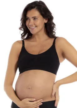 Mama Comfort Nursing Bra - black - S