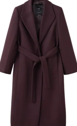 Manteco wool coat with fur collar