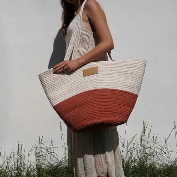 MARASUSA - ROPE BEACH BAG - 75 X 45 CM