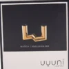 MATRIX Candle Holder - 2'arm Mini Taper - Warm Brass - 7,5 x 4,5 CM