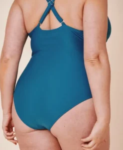 Medewi draperet badedragt - Teal