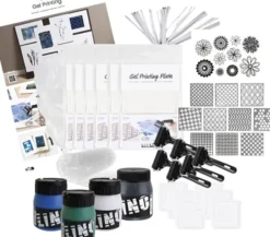 Mega DIY Mix Gel Print, Farvede prints